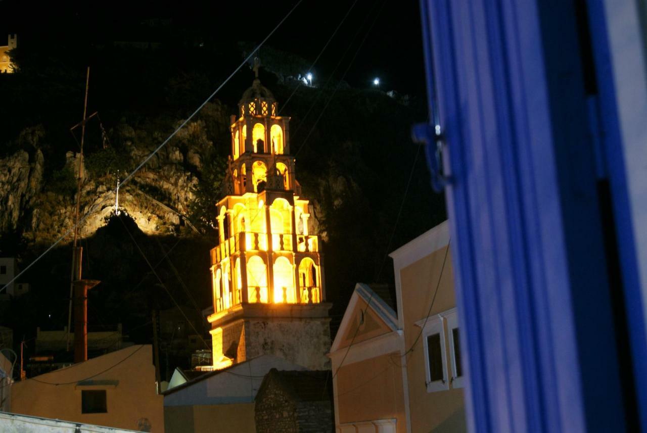 The Bougainvillea House Symi Bagian luar foto